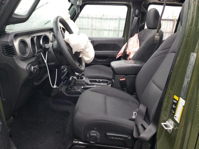 1C4HJXDG7MW694933 - 2021 JEEP WRANGLER U SPORT მწვანე ფოტო 7