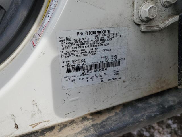 MAJ3S2GE4MC455898 - 2021 FORD ECOSPORT SE 白色 照片 13