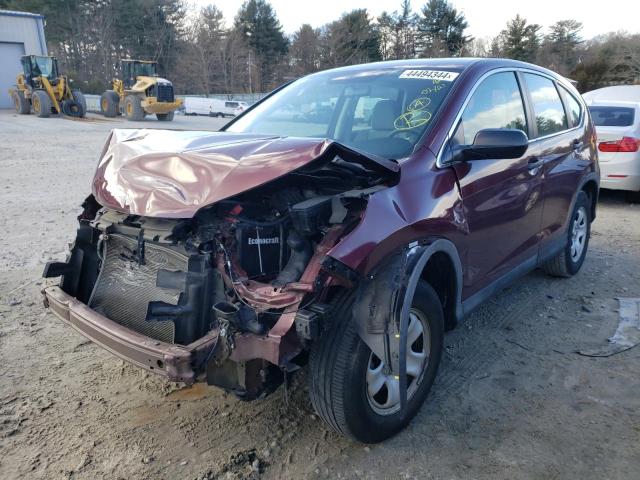 5J6RM4H31FL111336 - 2015 HONDA CR-V LX BURGUNDY photo 1