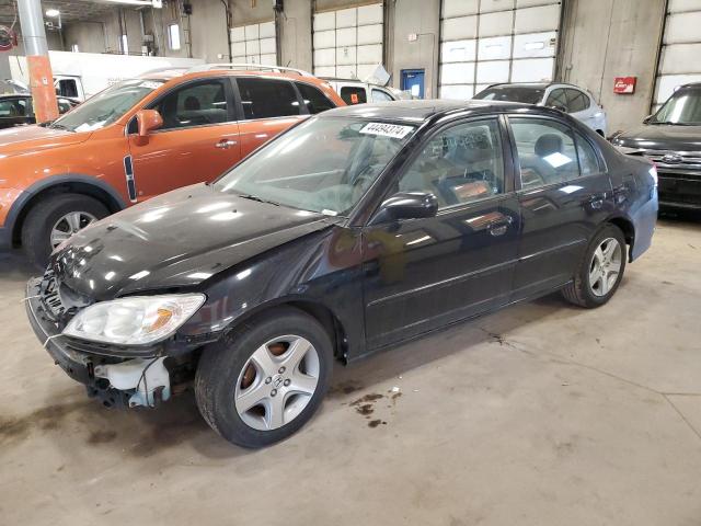 2HGES26794H608621 - 2004 HONDA CIVIC EX BLACK photo 1