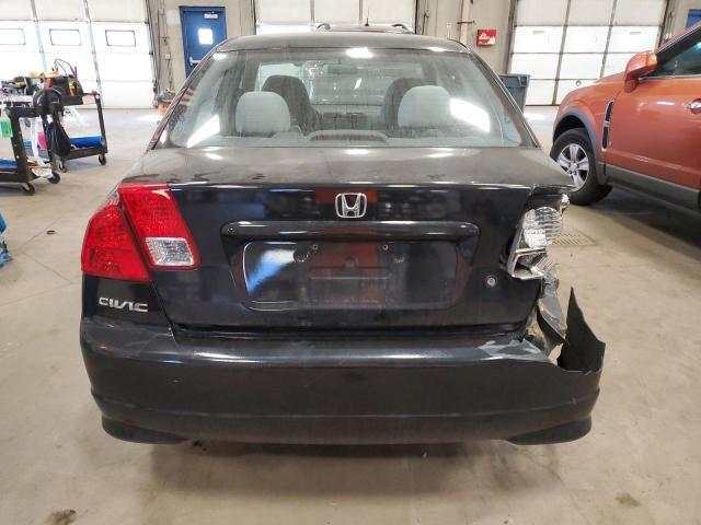 2HGES26794H608621 - 2004 HONDA CIVIC EX BLACK photo 6