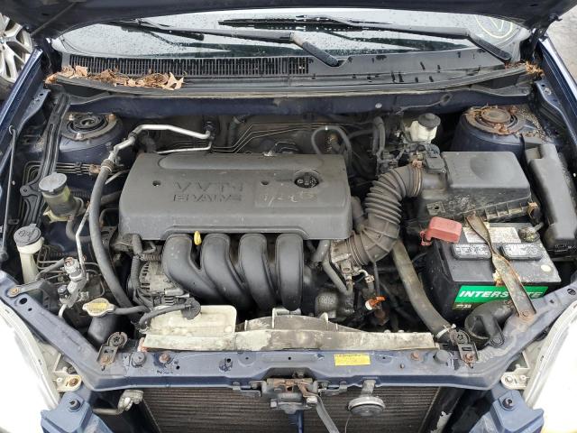 2T1KR32EX7C649460 - 2007 TOYOTA COROLLA MA XR BLUE photo 11