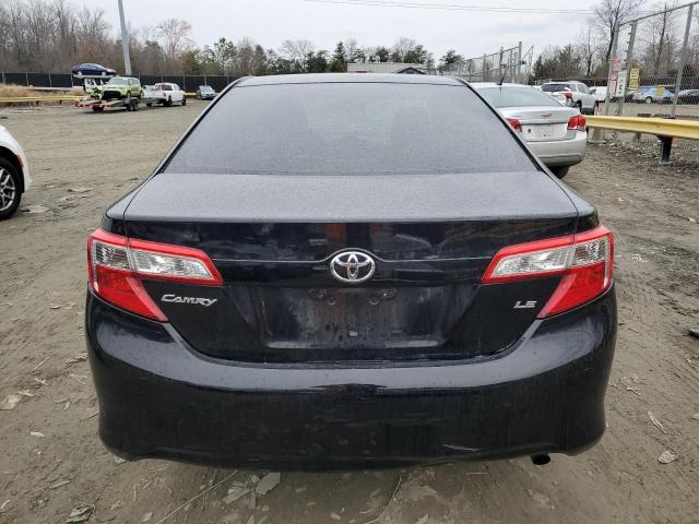 4T4BF1FK0DR300627 - 2013 TOYOTA CAMRY L BLACK photo 6