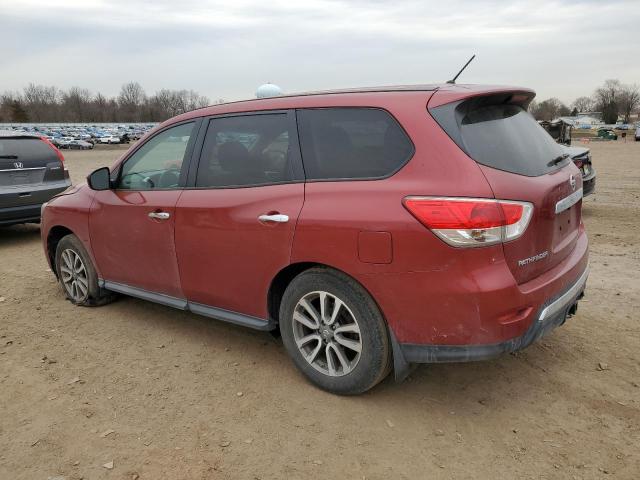 5N1AR2MM0FC639999 - 2015 NISSAN PATHFINDER S 栗色 照片 2