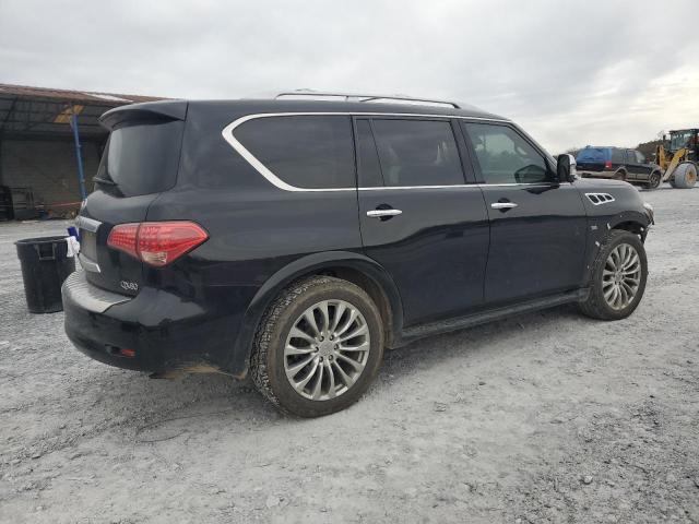 JN8AZ2ND8F9770313 - 2015 INFINITI QX80 BLACK photo 3