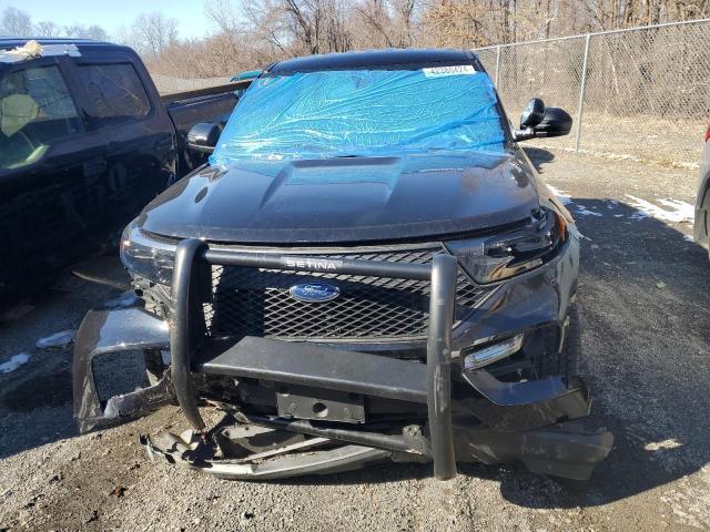 1FM5K8AW9MNA01153 - 2021 FORD EXPLORER POLICE INTERCEPTOR შავი ფოტო 5