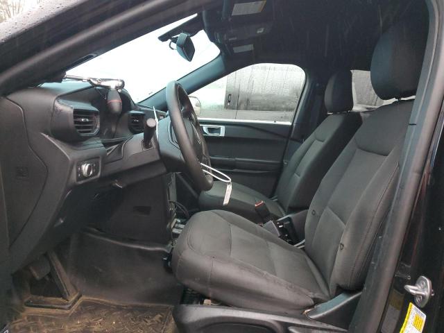 1FM5K8AW9MNA01153 - 2021 FORD EXPLORER POLICE INTERCEPTOR შავი ფოტო 7
