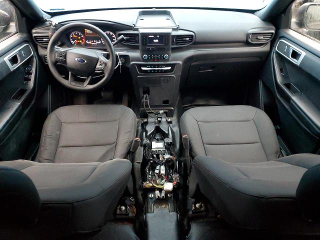 1FM5K8AW9MNA01153 - 2021 FORD EXPLORER POLICE INTERCEPTOR შავი ფოტო 8