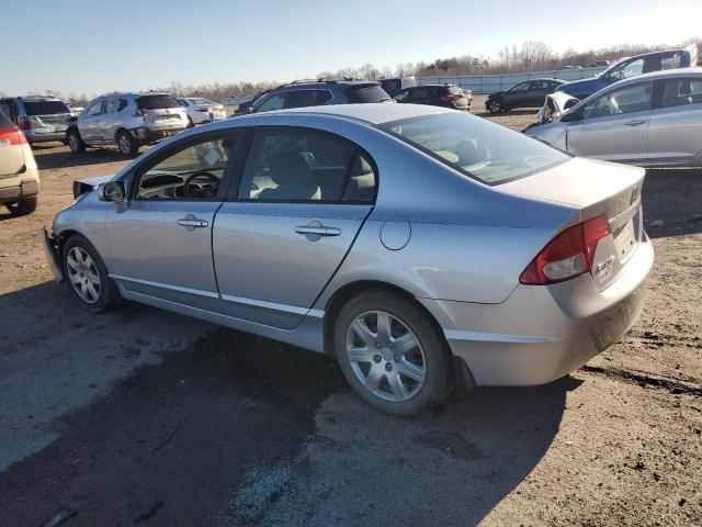 19XFA1F53BE049316 - 2011 HONDA CIVIC LX SILVER photo 2