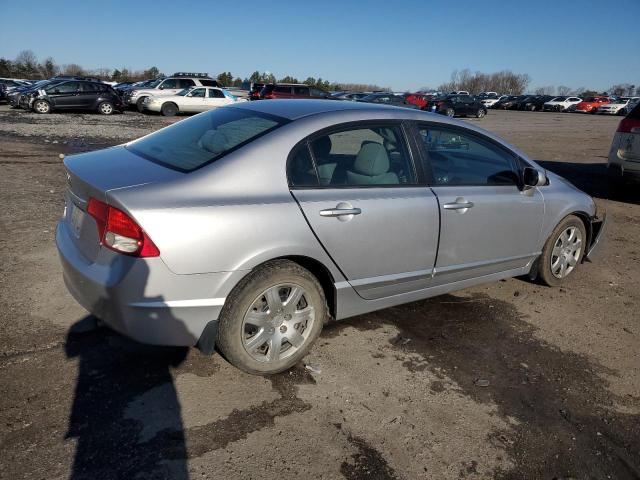 19XFA1F53BE049316 - 2011 HONDA CIVIC LX SILVER photo 3