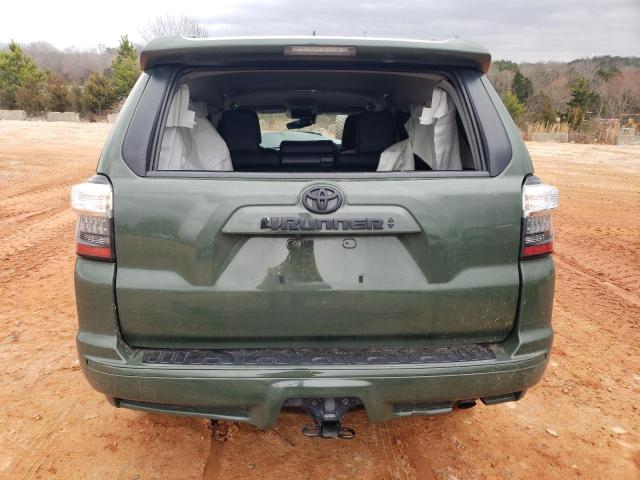 JTEAU5JR1N5261131 - 2022 TOYOTA 4RUNNER TRD SPORT GREEN photo 6