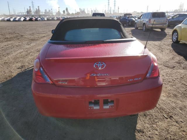 4T1FA38P76U107134 - 2006 TOYOTA CAMRY SOLA SE RED photo 6