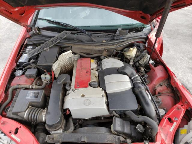 WDBKK49F61F208379 - 2001 MERCEDES-BENZ SLK 230 KOMPRESSOR RED photo 11