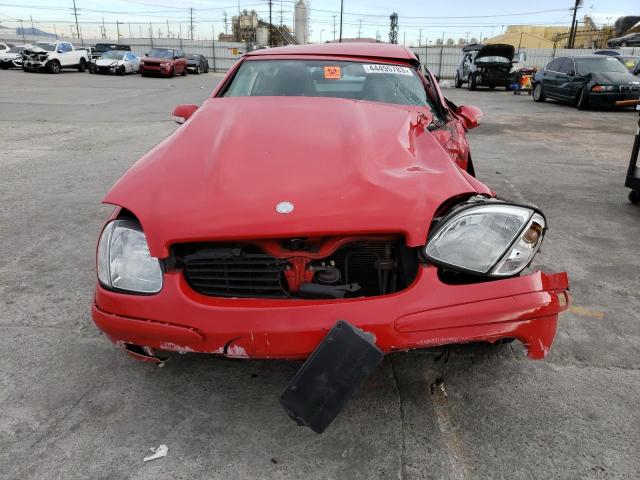 WDBKK49F61F208379 - 2001 MERCEDES-BENZ SLK 230 KOMPRESSOR RED photo 5