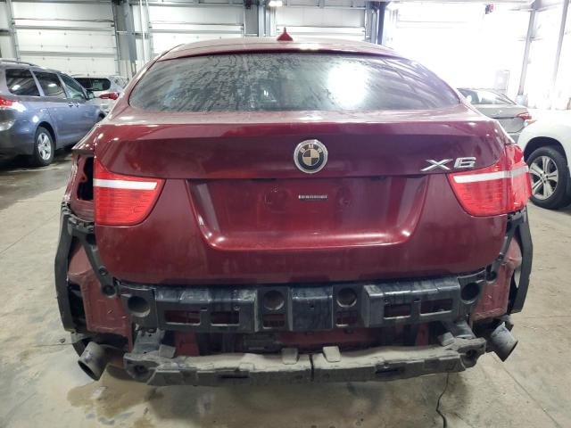 5UXFG43549L222314 - 2009 BMW X6 XDRIVE35I RED photo 6