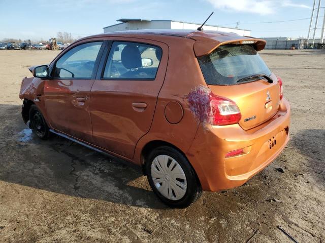 ML32A3HJ2HH014731 - 2017 MITSUBISHI MIRAGE ES ORANGE photo 2