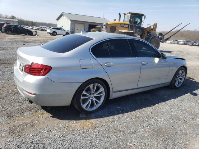 WBA5B3C58ED533722 - 2014 BMW 535 XI SILVER photo 3