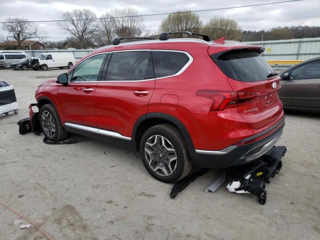 5NMS4DAL0NH378503 - 2022 HYUNDAI SANTA FE LIMITED RED photo 2