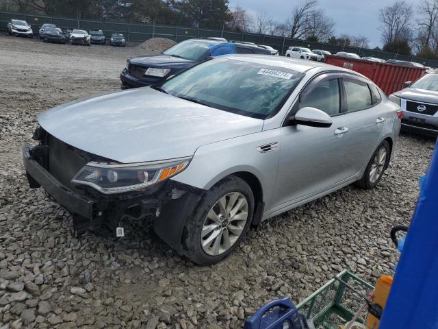 5XXGU4L34GG055141 - 2016 KIA OPTIMA EX SILVER photo 1