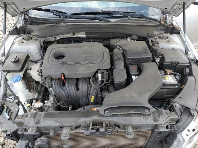 5XXGU4L34GG055141 - 2016 KIA OPTIMA EX SILVER photo 11