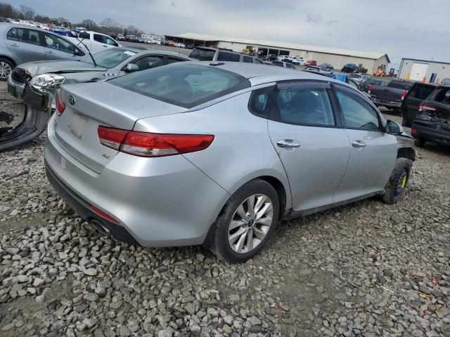 5XXGU4L34GG055141 - 2016 KIA OPTIMA EX SILVER photo 3