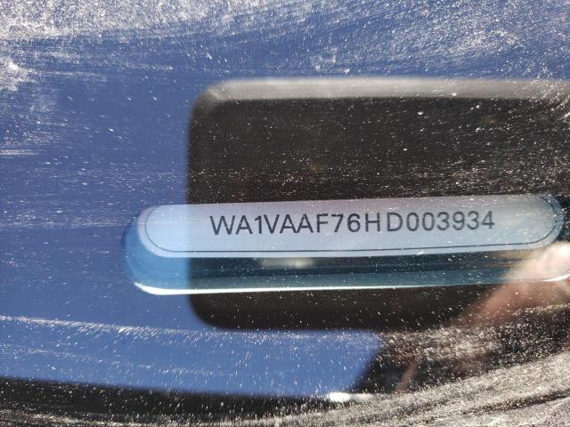 WA1VAAF76HD003934 - 2017 AUDI Q7 PRESTIGE BLACK photo 13