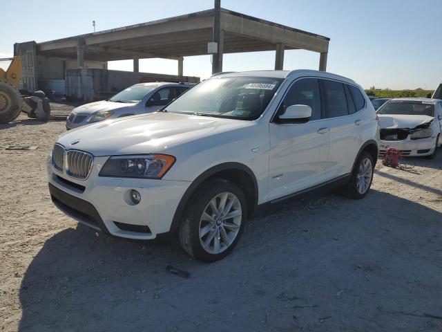 5UXWX9C50E0D09848 - 2014 BMW X3 XDRIVE28I WHITE photo 1