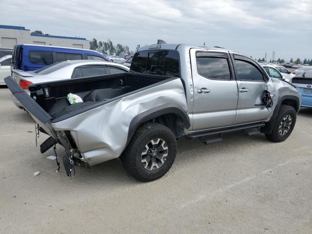 3TMCZ5ANXPM569701 - 2023 TOYOTA TACOMA DOUBLE CAB SILVER photo 3