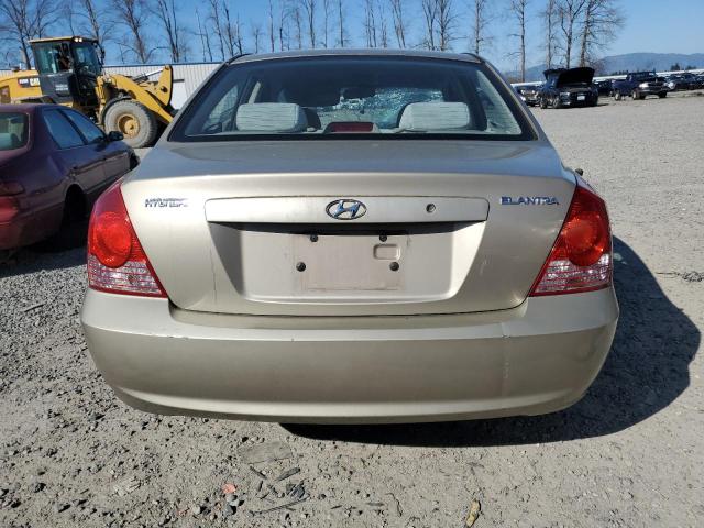 KMHDN46D25U193462 - 2005 HYUNDAI ELANTRA GLS TAN photo 6