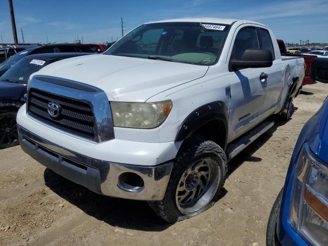 5TFRT54177X006202 - 2007 TOYOTA TUNDRA DOUBLE CAB SR5 WHITE photo 1