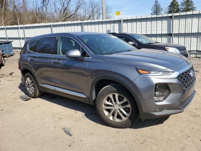 5NMS3CAD8KH003346 - 2019 HYUNDAI SANTA FE SEL SILVER photo 4