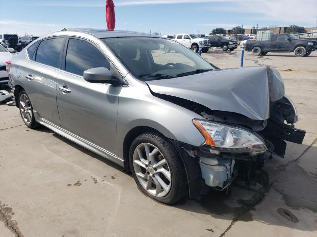 3N1AB7AP2DL774121 - 2013 NISSAN SENTRA S GRAY photo 4