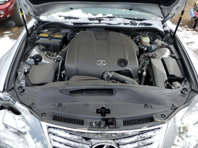 JTHCF1D26F5021068 - 2015 LEXUS IS 250 SILVER photo 11