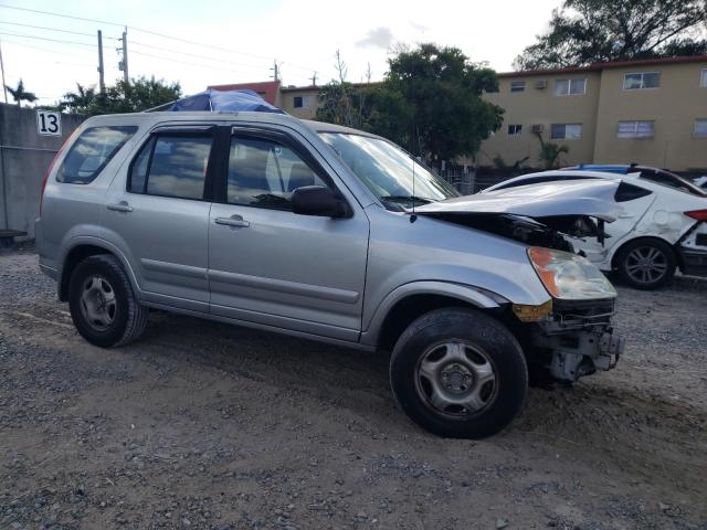 JHLRD68462C011143 - 2002 HONDA CR-V LX SILVER photo 4