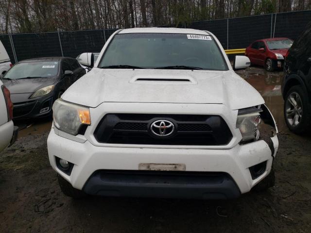 3TMMU4FN3DM058512 - 2013 TOYOTA TACOMA DOUBLE CAB LONG BED WHITE photo 5