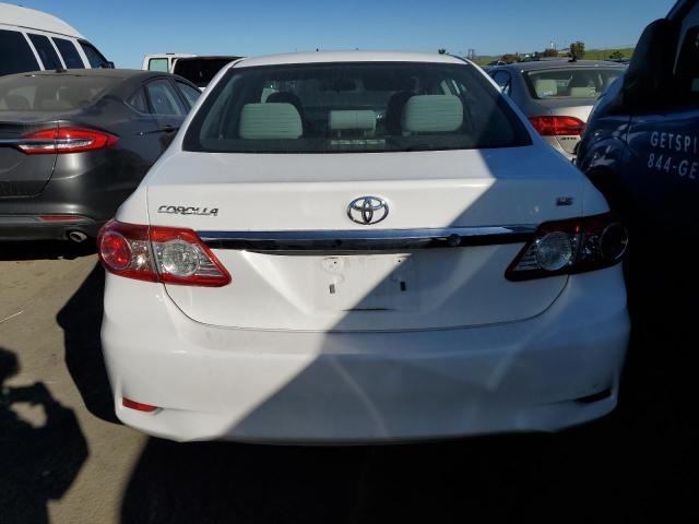 2T1BU4EE3DC936974 - 2013 TOYOTA COROLLA BASE WHITE photo 6