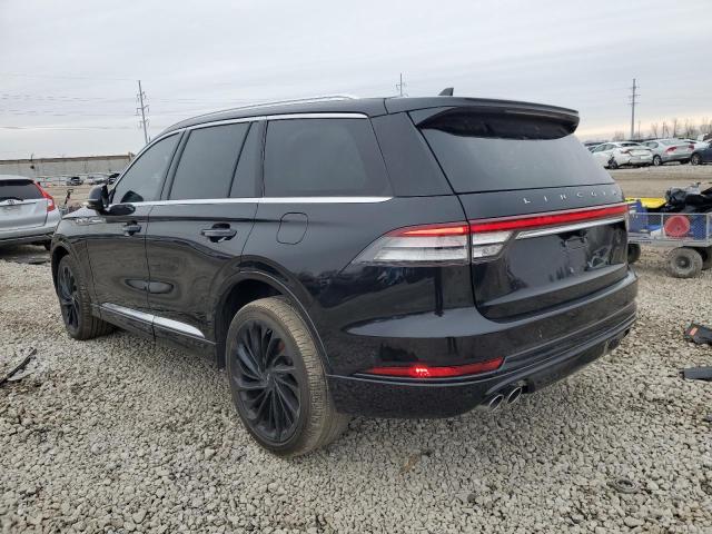 5LM5J7XC6NGL06025 - 2022 LINCOLN AVIATOR RESERVE Czarny zdjęcie 2
