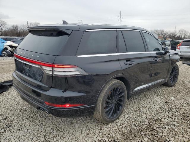 5LM5J7XC6NGL06025 - 2022 LINCOLN AVIATOR RESERVE Czarny zdjęcie 3