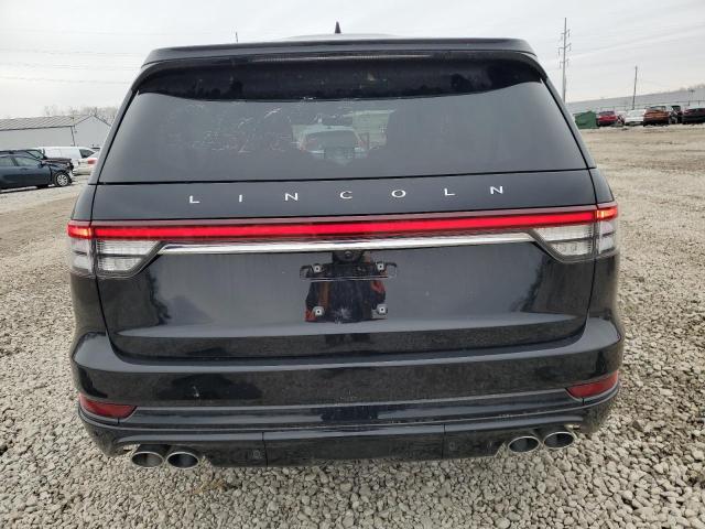 5LM5J7XC6NGL06025 - 2022 LINCOLN AVIATOR RESERVE Czarny zdjęcie 6