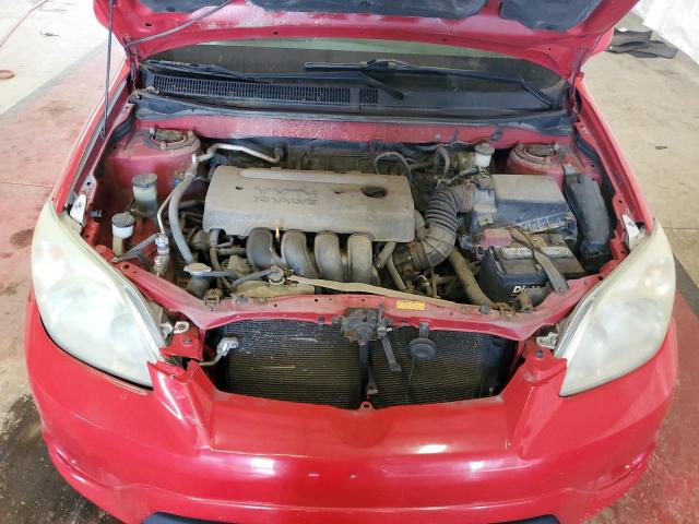 2T1KR32E46C565018 - 2006 TOYOTA COROLLA MA XR RED photo 11