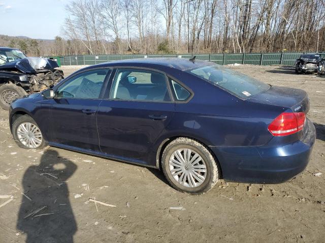 1VWAT7A30EC061347 - 2014 VOLKSWAGEN PASSAT S BLUE photo 2
