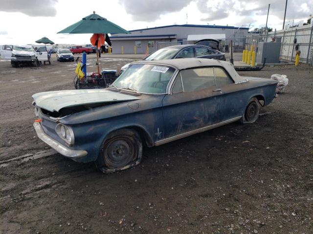 30967W279367 - 1963 CHEVROLET CORVAIR BLUE photo 1