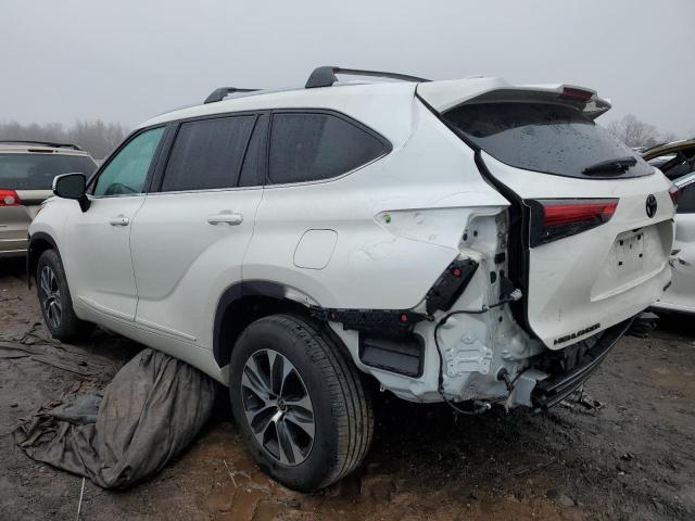 5TDGZRBHXLS034847 - 2020 TOYOTA HIGHLANDER XLE WHITE photo 2