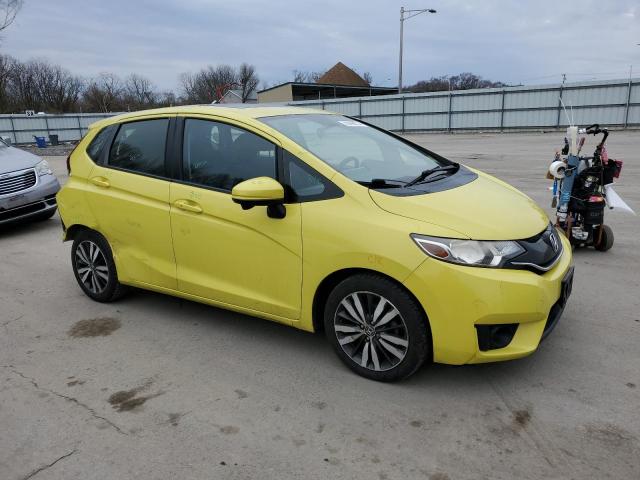 JHMGK5H73GX037261 - 2016 HONDA FIT EX YELLOW photo 4