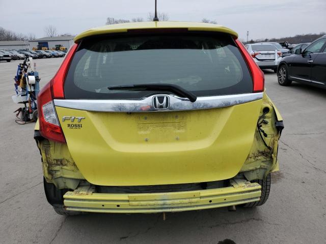 JHMGK5H73GX037261 - 2016 HONDA FIT EX YELLOW photo 6