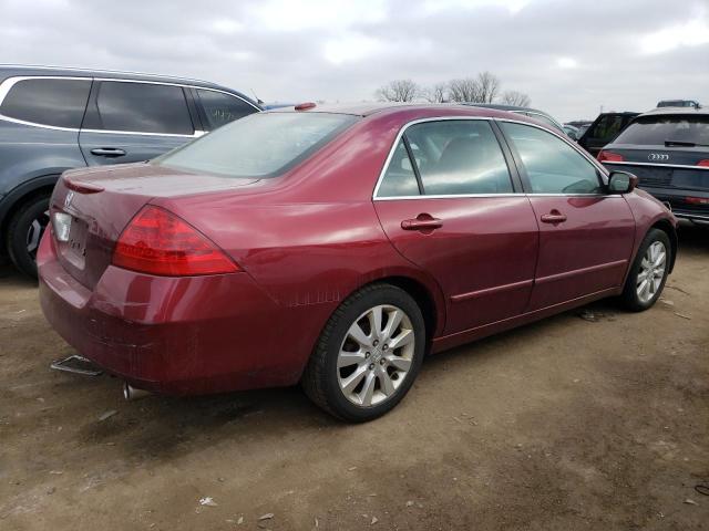 1HGCM66596A037429 - 2006 HONDA ACCORD EX BURGUNDY photo 3