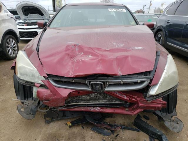 1HGCM66596A037429 - 2006 HONDA ACCORD EX BURGUNDY photo 5