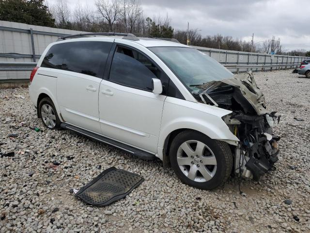 5N1BV28U85N139005 - 2005 NISSAN QUEST S WHITE photo 4