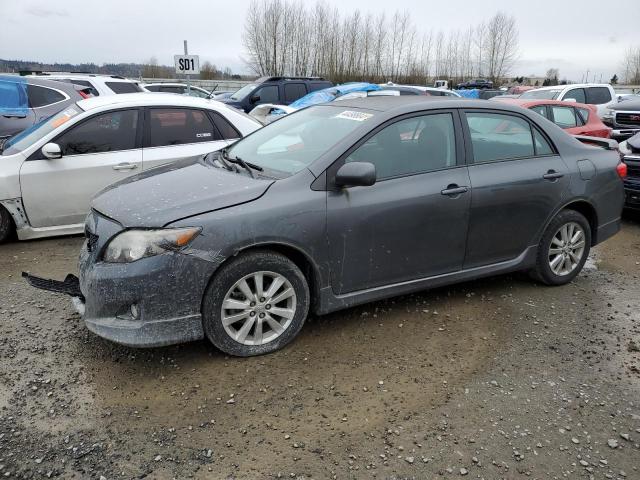 2T1BU4EE8AC430598 - 2010 TOYOTA COROLLA BASE GRAY photo 1