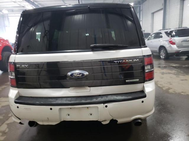 2FMHK6DT5BBD20349 - 2011 FORD FLEX LIMITED WHITE photo 6